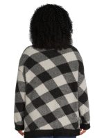 Terra & Sky Women's Plus Size Eyelash Knit Pullover Sweater, Midweight - Image 6