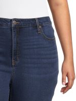 Terra & Sky Women's Plus Size High Waist Bootcut Jeans - Image 4