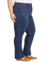 Terra & Sky Women's Plus Size High Waist Bootcut Jeans - Image 8