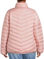 Big Chill Women's Plus Size Packable Puffer Jacket, Sizes 1X-3X - Image 3